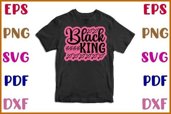 Black King Sticker Design Review
