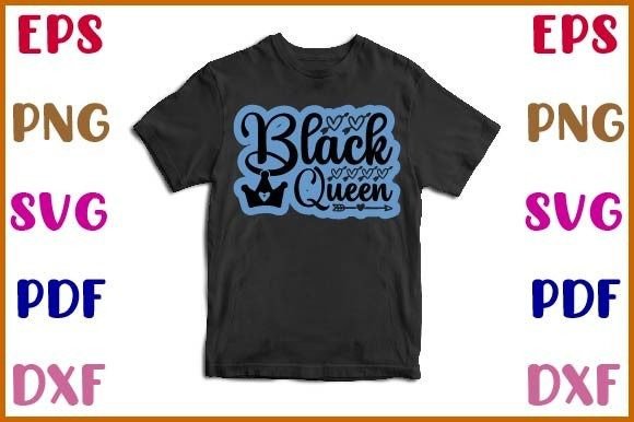 Black Queen Sticker Design Embroidery Review