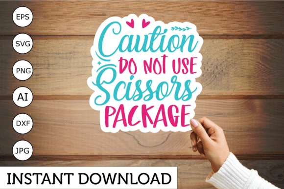 Caution Do Not Use Scissors Package Stic Embroidery Review