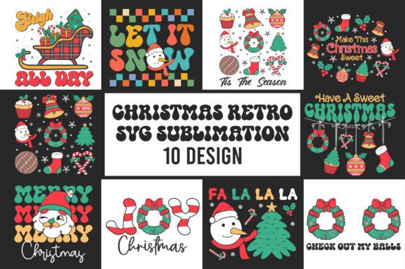 Christmas Retro SVG Sublimation Bundle Review