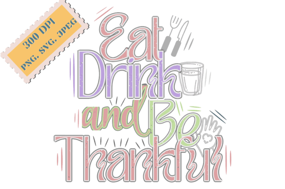 Eat, Drink and Be Thankful Embroidery Review