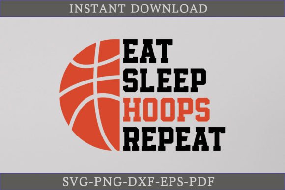 Eat Sleep Hoops Repeat SVG Cut File Review