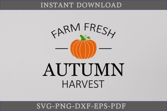Farm Fresh Autumn Harvest SVG Cut File