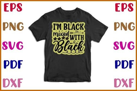 I’m Black Mixed with Black Sticker Design Review