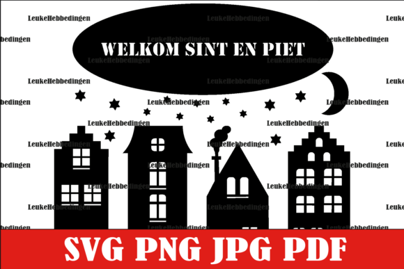 Raamsticker Welkom Sint En Piet Huisjes Review