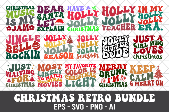 Review: Christmas Retro Design Bundle SVG