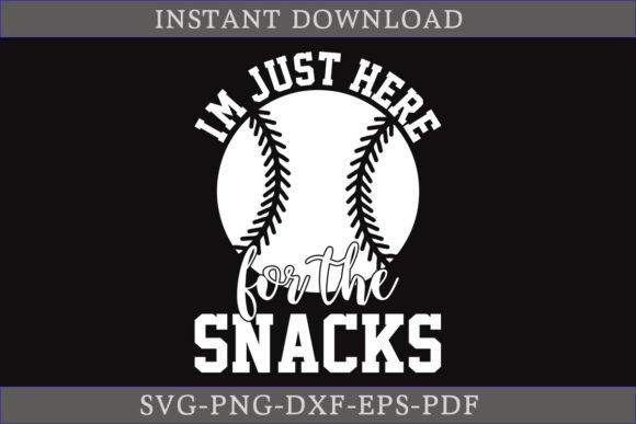 Review: I m Just Here for the Snacks SVG File