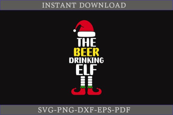 The Wine Drinking Elf SVG Cutting File