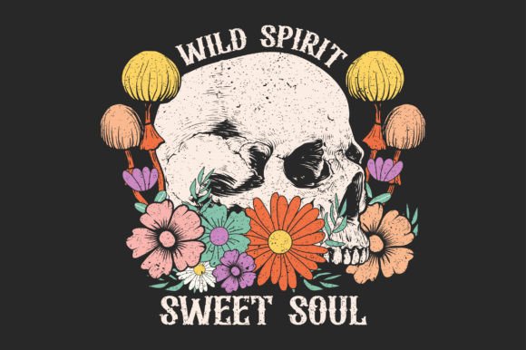 Wildflower Skull SVG Review